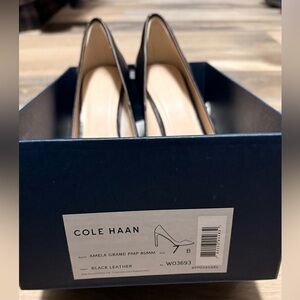 Cole Haan Black Leather Heels